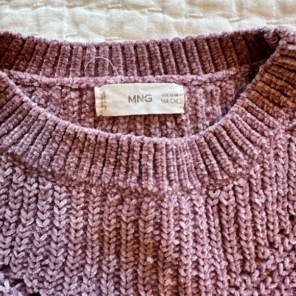 Mango Kids Sweater - Purple - Size 13-14 - Picture 2 of 3